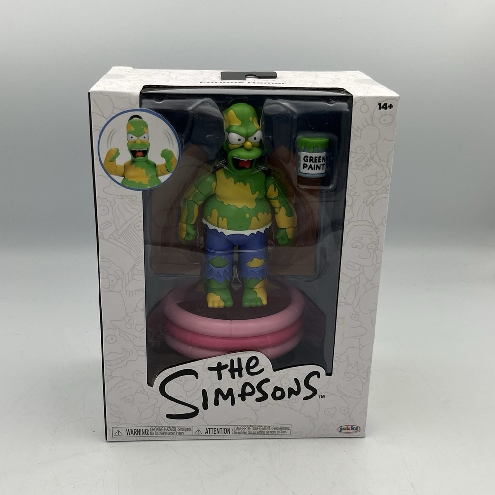 Jakks Pacific The Simpsons Furious Homer Simpson 5" Figure New
